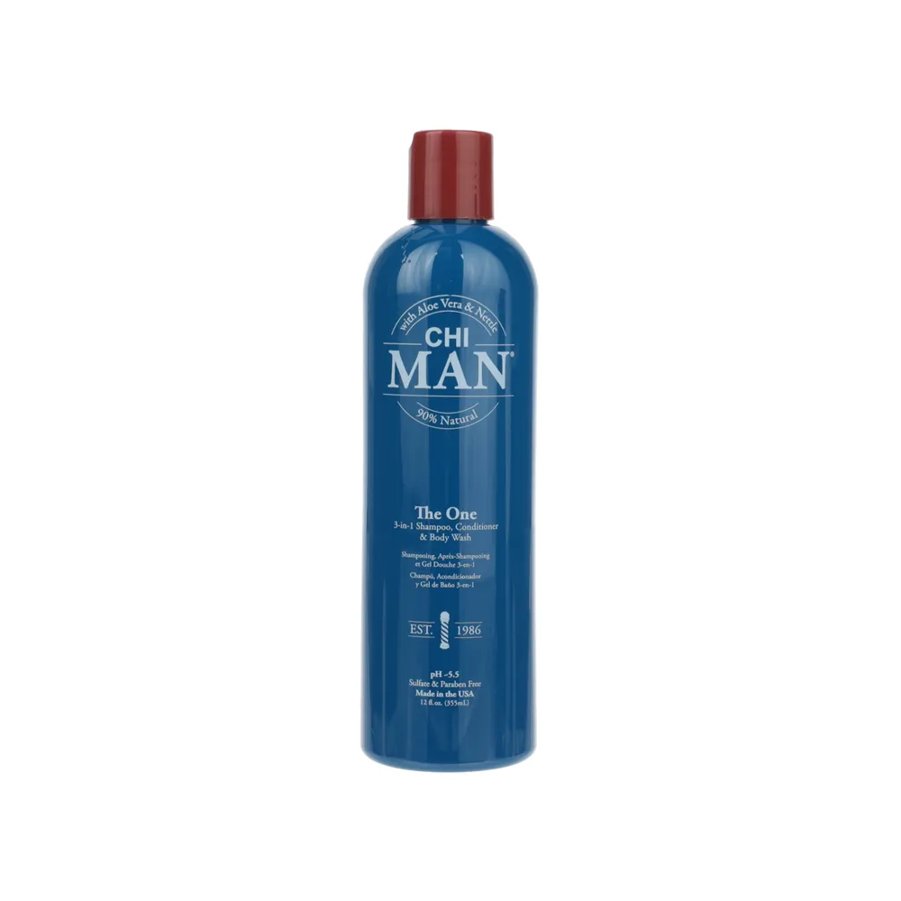 CHI Man The One 3in1 Shampoo, Conditioner & Body Wash Kolm-ühes šampoon, palsam ja dušigeel meestele